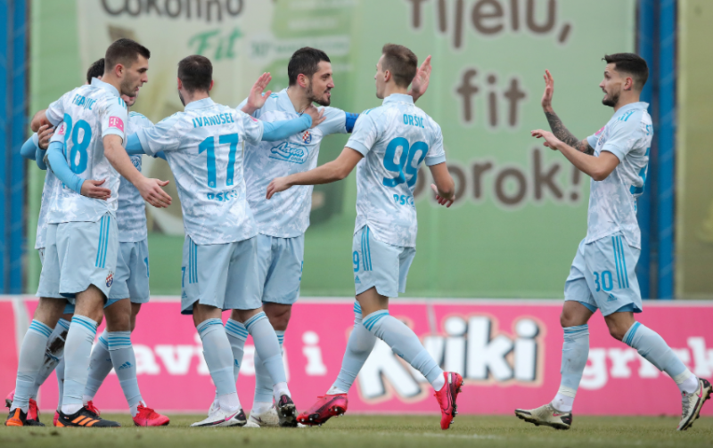 Динамо Загреб хорошо размялось в чемпионате Хорватии перед игрой с ЦСКА (5:1)