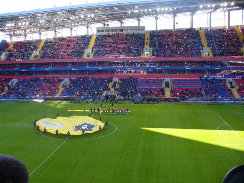 Стадион ЦСКА (ВЭБ  Арена) первое посещение, первые впечатления.