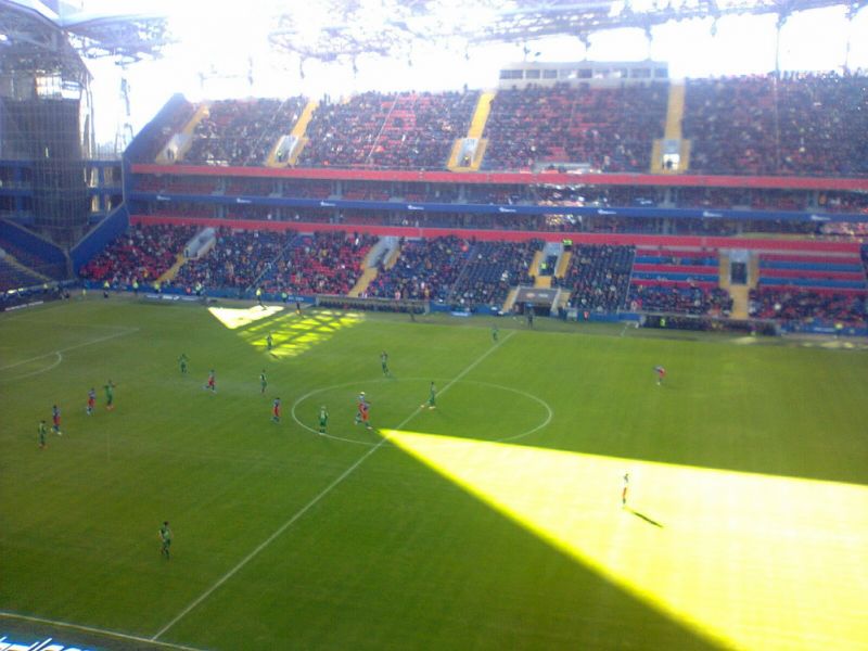 Стадион ЦСКА (ВЭБ  Арена) первое посещение, первые впечатления.