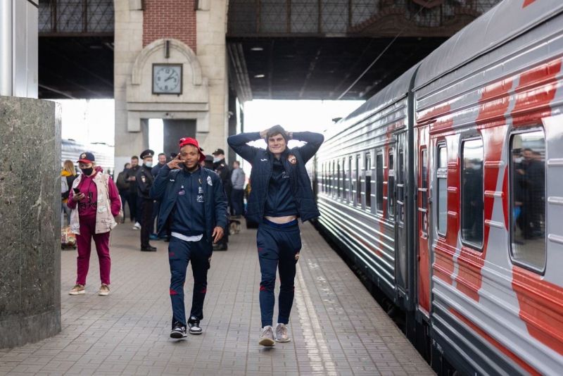 Игроки ЦСКА отправились в Краснодар на поезде