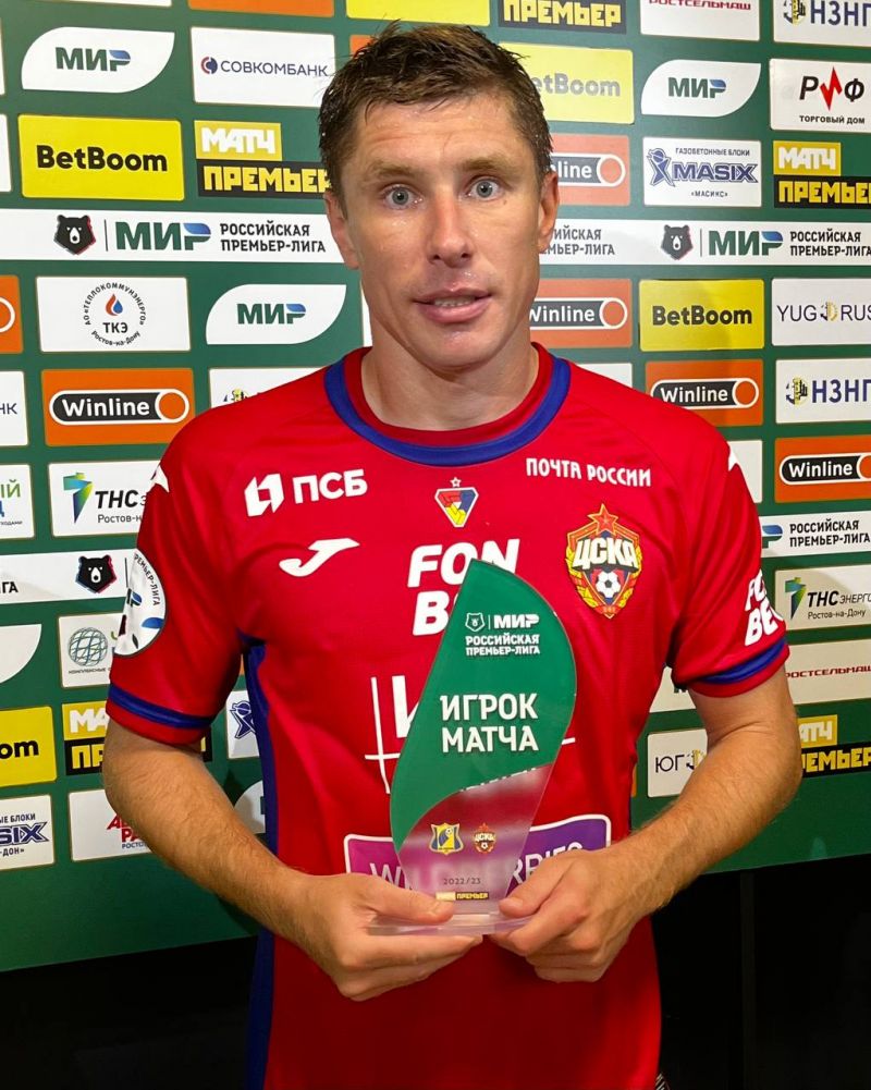 Лучшим игроком матча Ростов - ЦСКА стал Кирилл Набабкин Лучшим игроком матча Ростов - ЦСКА стал Кирилл Набабкин
