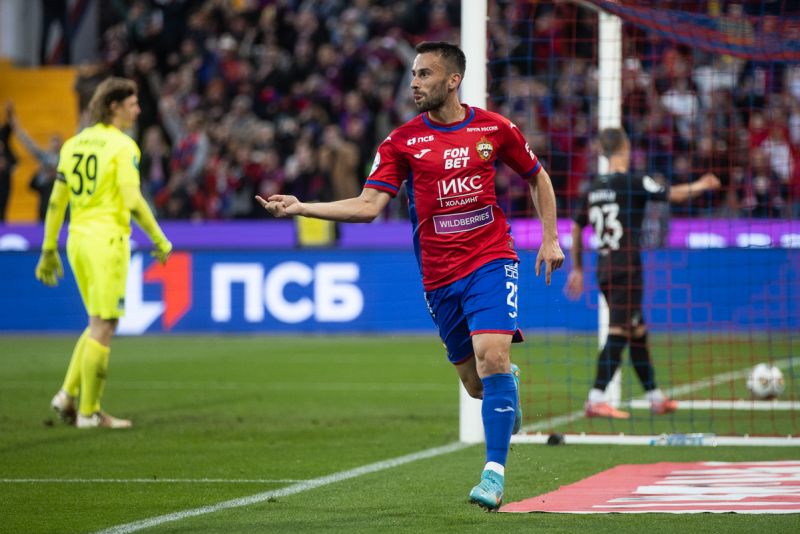 Милан Гайич — о первом голе за ЦСКА: Доиграл момент до конца. Чувствовал, мяч окажется в воротах Милан Гайич — о первом голе за ЦСКА: Доиграл момент до конца. Чувствовал, мяч окажется в воротах