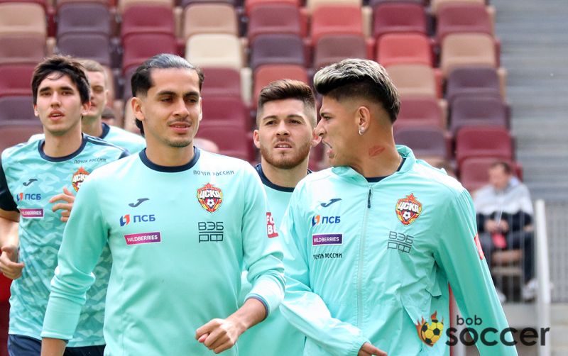 Фоторепортаж с тренировки ЦСКА в Лужниках