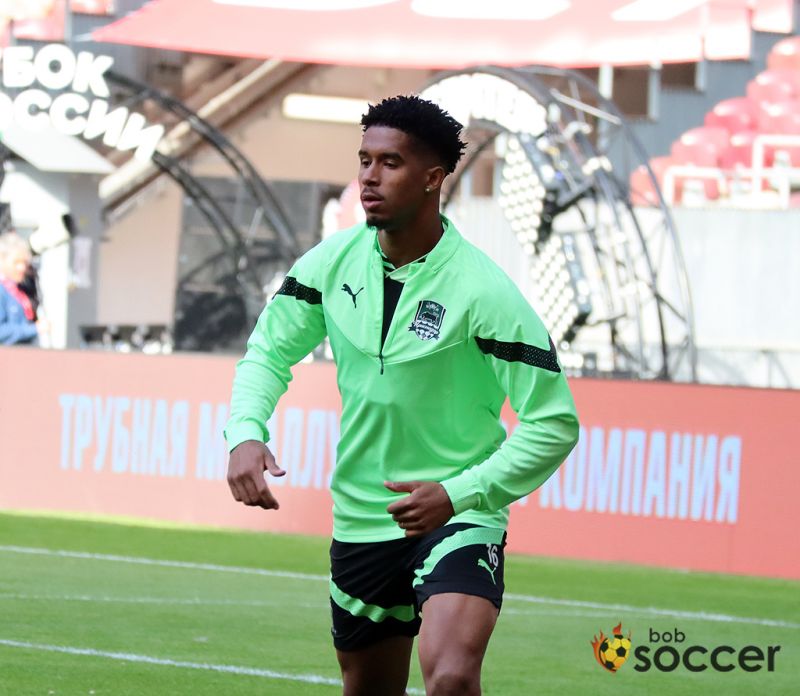 Фоторепортаж с тренировки Краснодара в Лужниках