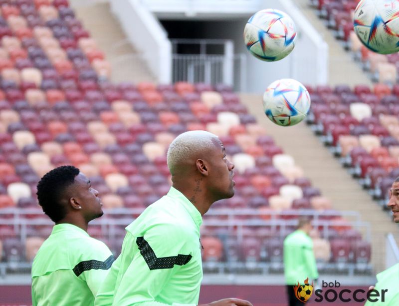 Фоторепортаж с тренировки Краснодара в Лужниках