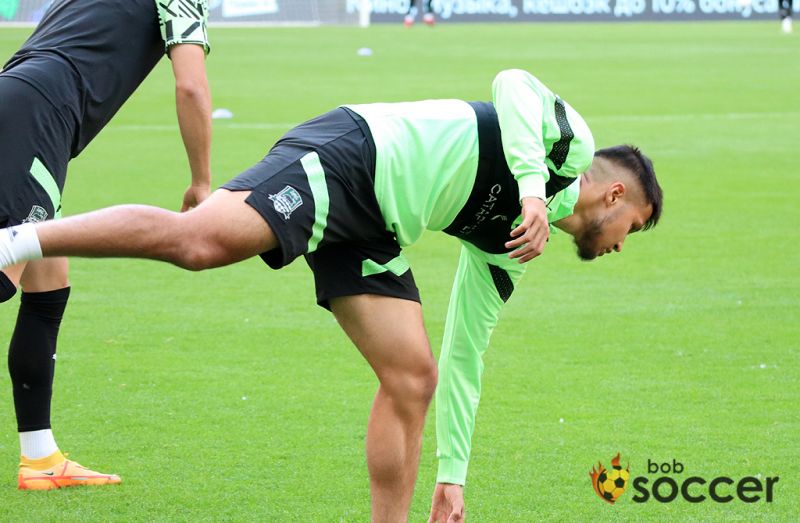 Фоторепортаж с тренировки Краснодара в Лужниках