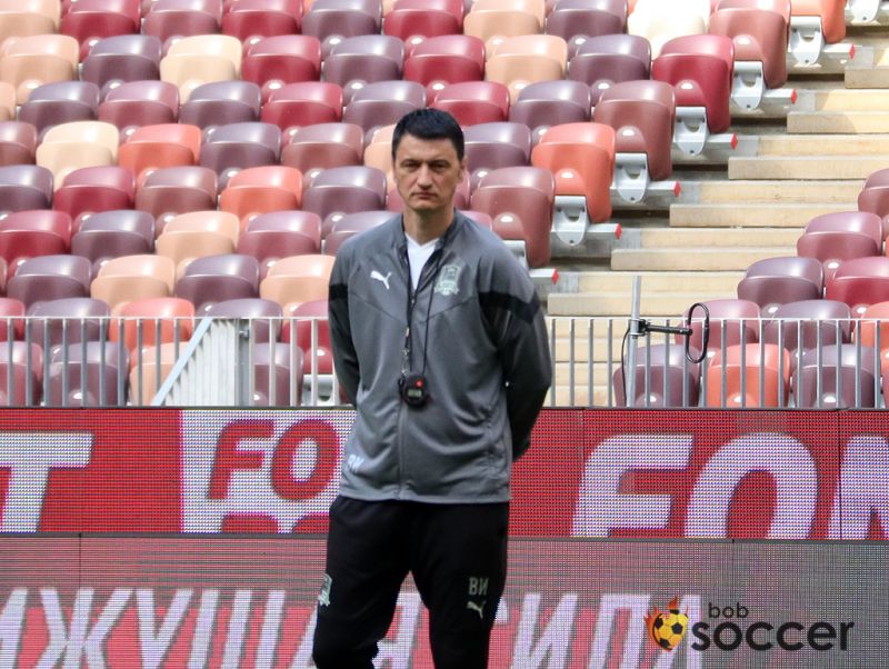 Фоторепортаж с тренировки Краснодара в Лужниках