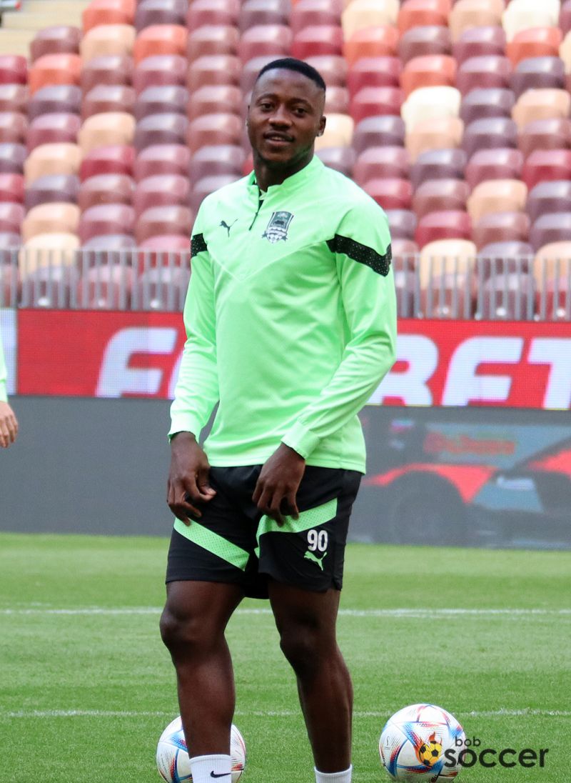 Фоторепортаж с тренировки Краснодара в Лужниках