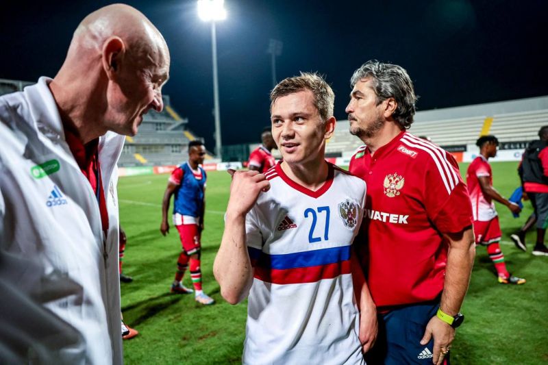 Обляков прокомментировал дебютный гол за сборную России