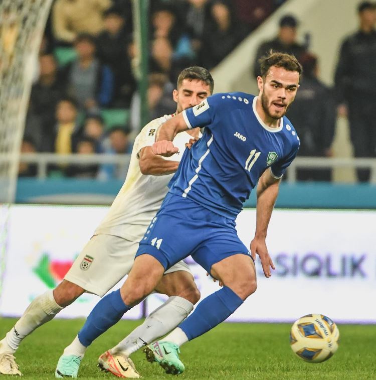 Узбекистан сыграл вничью с Ираном, проигрывая 0:2, Файзуллаев вышел на замену