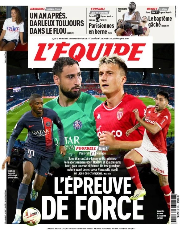 Александра Головина поместили на обложку главной спортивной газеты Франции