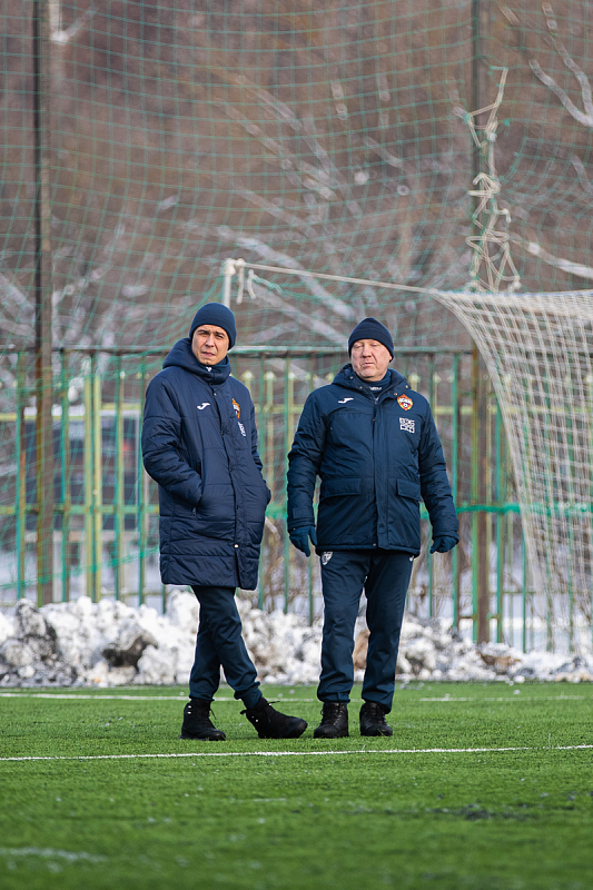 Молодежка ЦСКА провела первую тренировку в 2024 году