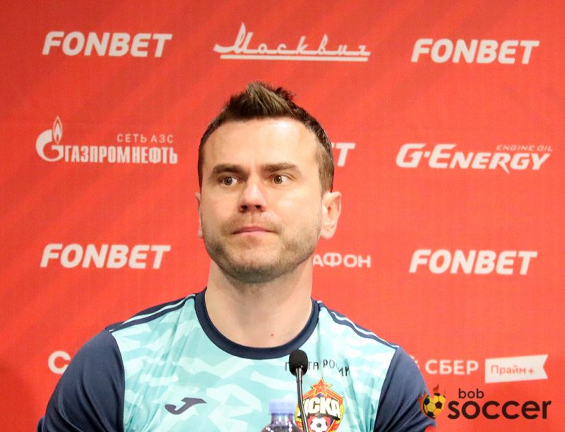 Вратарь ЦСКА Акинфеев преодолел отметку в 50 000 минут в РПЛ 