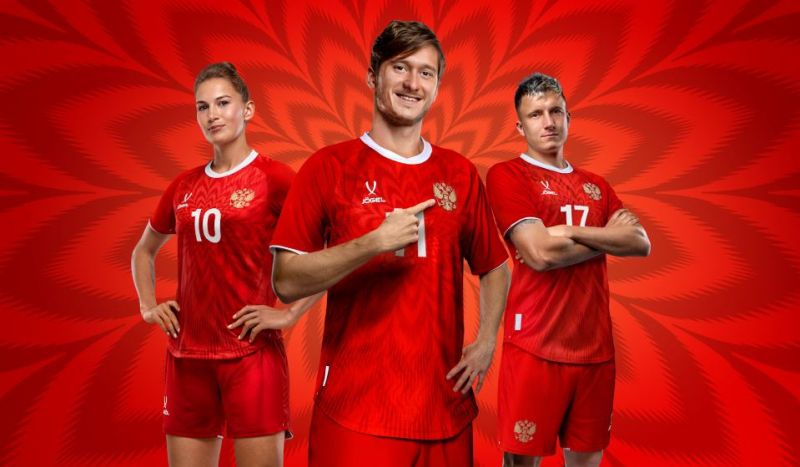 Футболисты сборной России участвовали в выборе дизайна формы