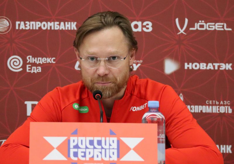 Главный тренер сборной России на 95% определился с составом на матч с Сербией
