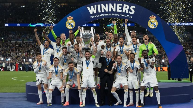 Мадридский  «Реал» в 15-й раз выиграл Лигу чемпионов