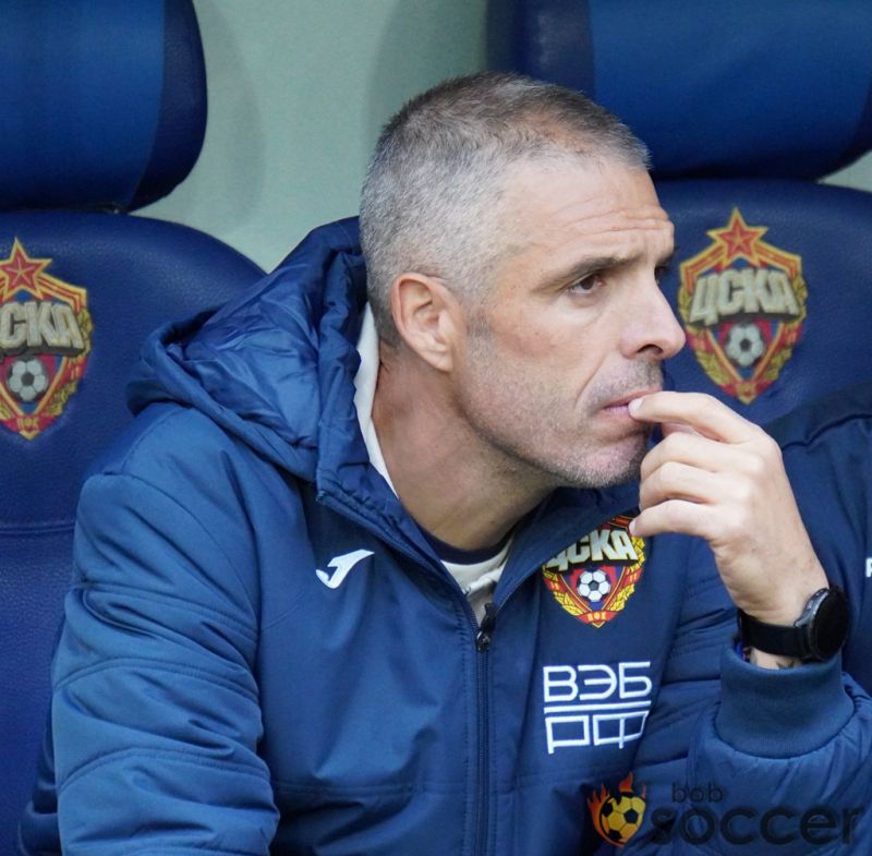 Тренер ЦСКА недоволен игрой футболистов в матче с Динамо Мх
