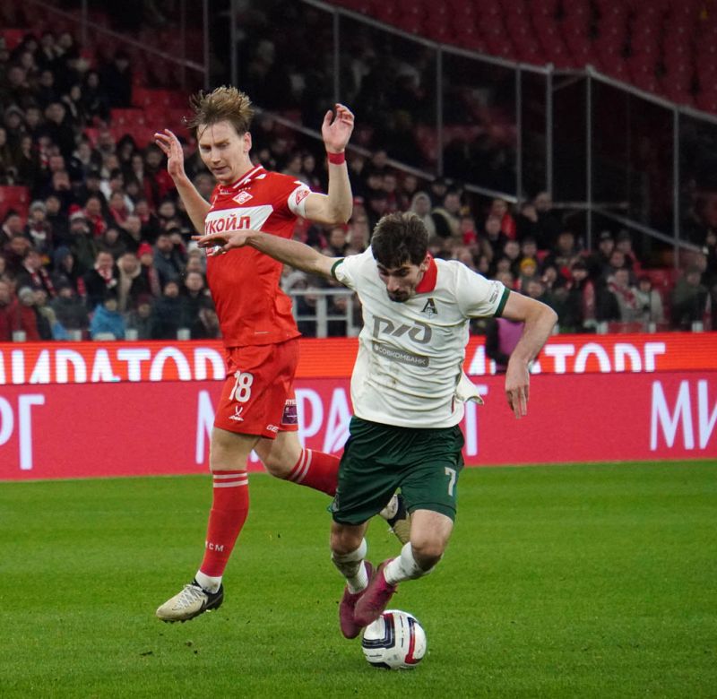 Первое дерби осталось за Спартаком. Фоторепортаж с матча с Локомотивом