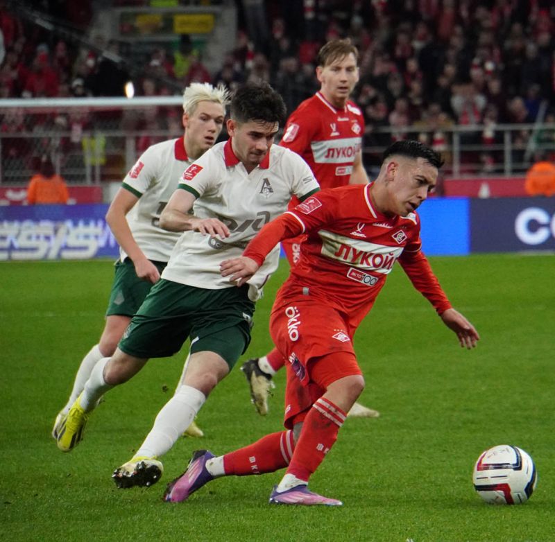 Первое дерби осталось за Спартаком. Фоторепортаж с матча с Локомотивом