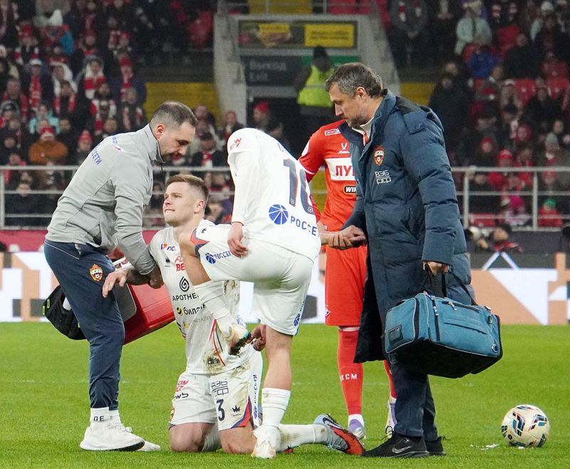 В ЦСКА раскрыли характер травмы Кругового после матча со Спартаком