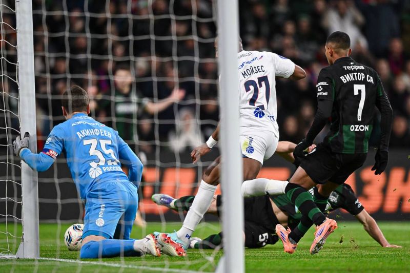 Краснодар забил третий гол в ворота ЦСКА