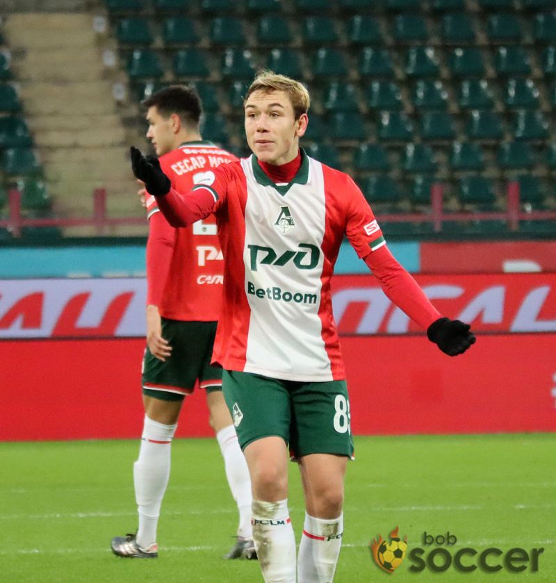 Батраков в третий раз в сезоне признан лучшим футболистом Локомотива