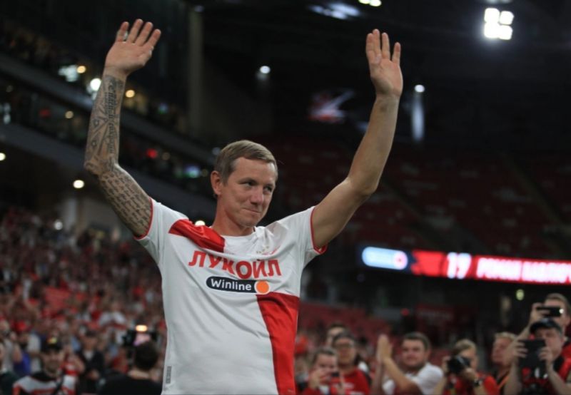 Спартак поздравляет Романа Павлюченко с днем рождения Спартак поздравляет Романа Павлюченко с днем рождения