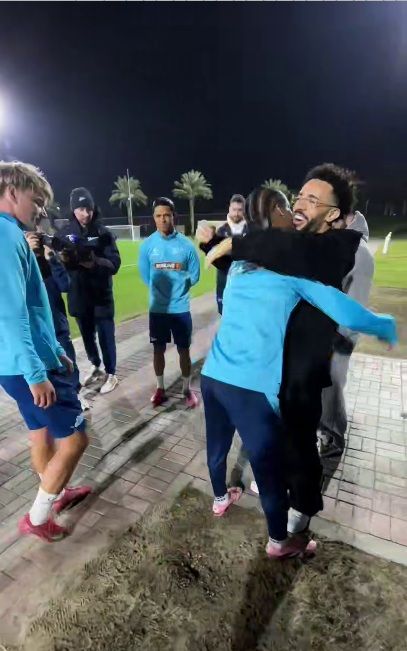 Клаудиньо посетил тренировку «Зенита» в Катаре