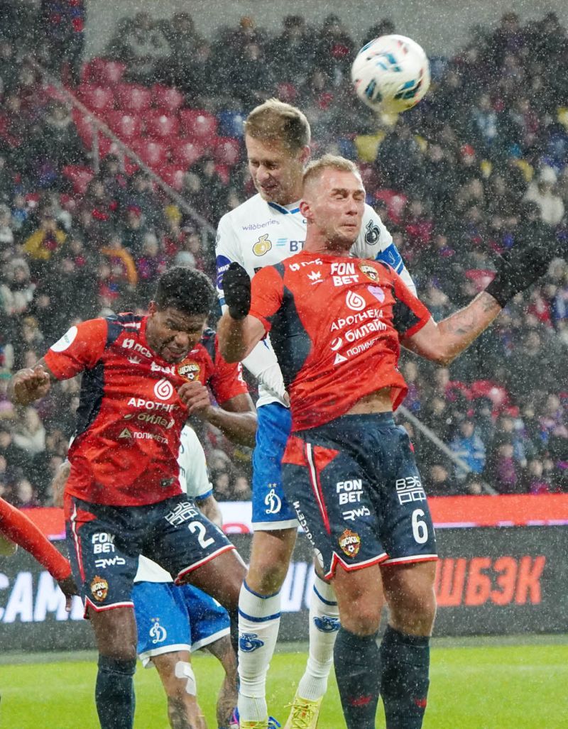 «Динамо» в большинстве разгромило ЦСКА в матче 20-го тура РПЛ