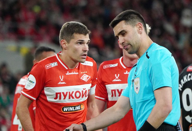 Экс-судья Захаров: в ворота «Спартака» был пенальти, арбитр Танашев поплыл