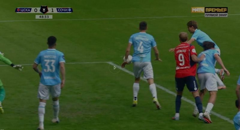 ЦСКА обратится в ЭСК РФС по судейству матча против Сочи