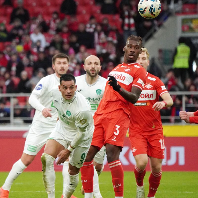 Спартак отпраздновал ярко. Фоторепортаж с матча с Ахматом