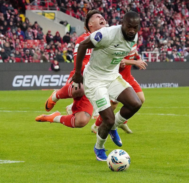 Спартак отпраздновал ярко. Фоторепортаж с матча с Ахматом