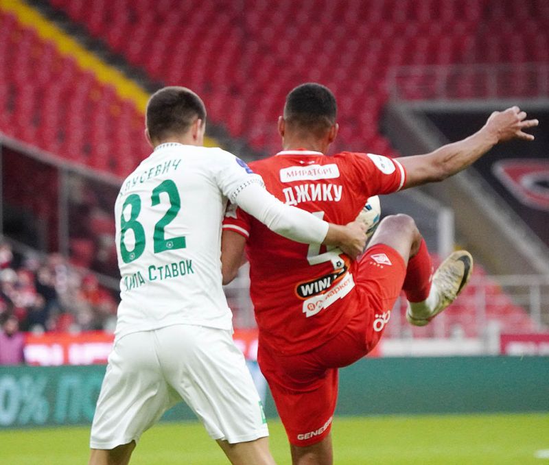 Спартак отпраздновал ярко. Фоторепортаж с матча с Ахматом