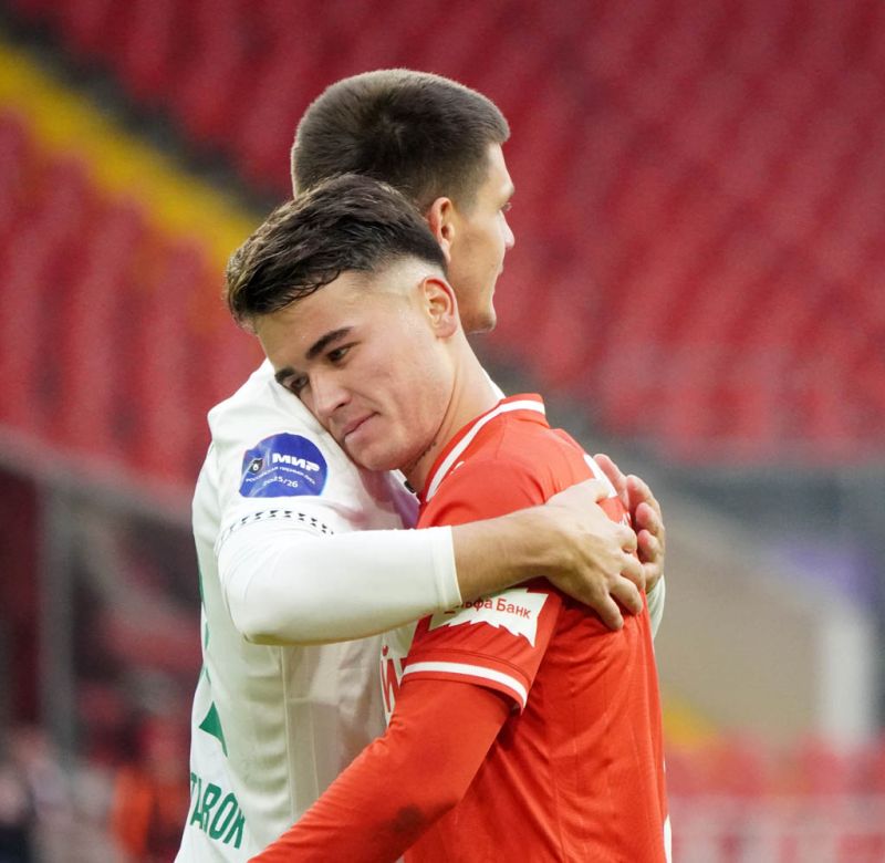 Спартак отпраздновал ярко. Фоторепортаж с матча с Ахматом