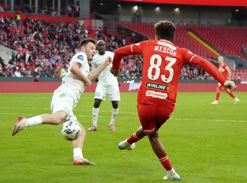 Спартак отпраздновал ярко. Фоторепортаж с матча с Ахматом